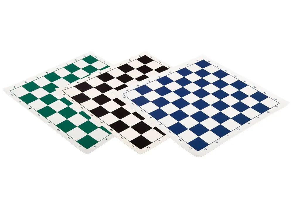 20" Inch Standard Vinyl Roll-up Tournament Chess Board 2-1/4 in. Square Size