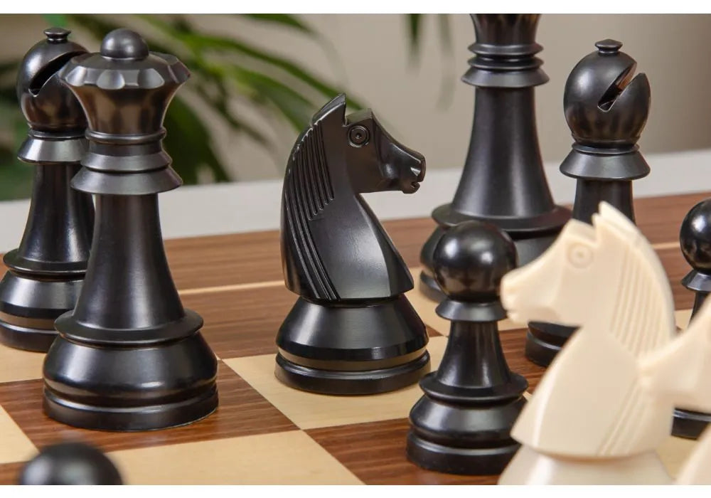 German Series Regulation Plastic Chess Pieces - 3.75" King